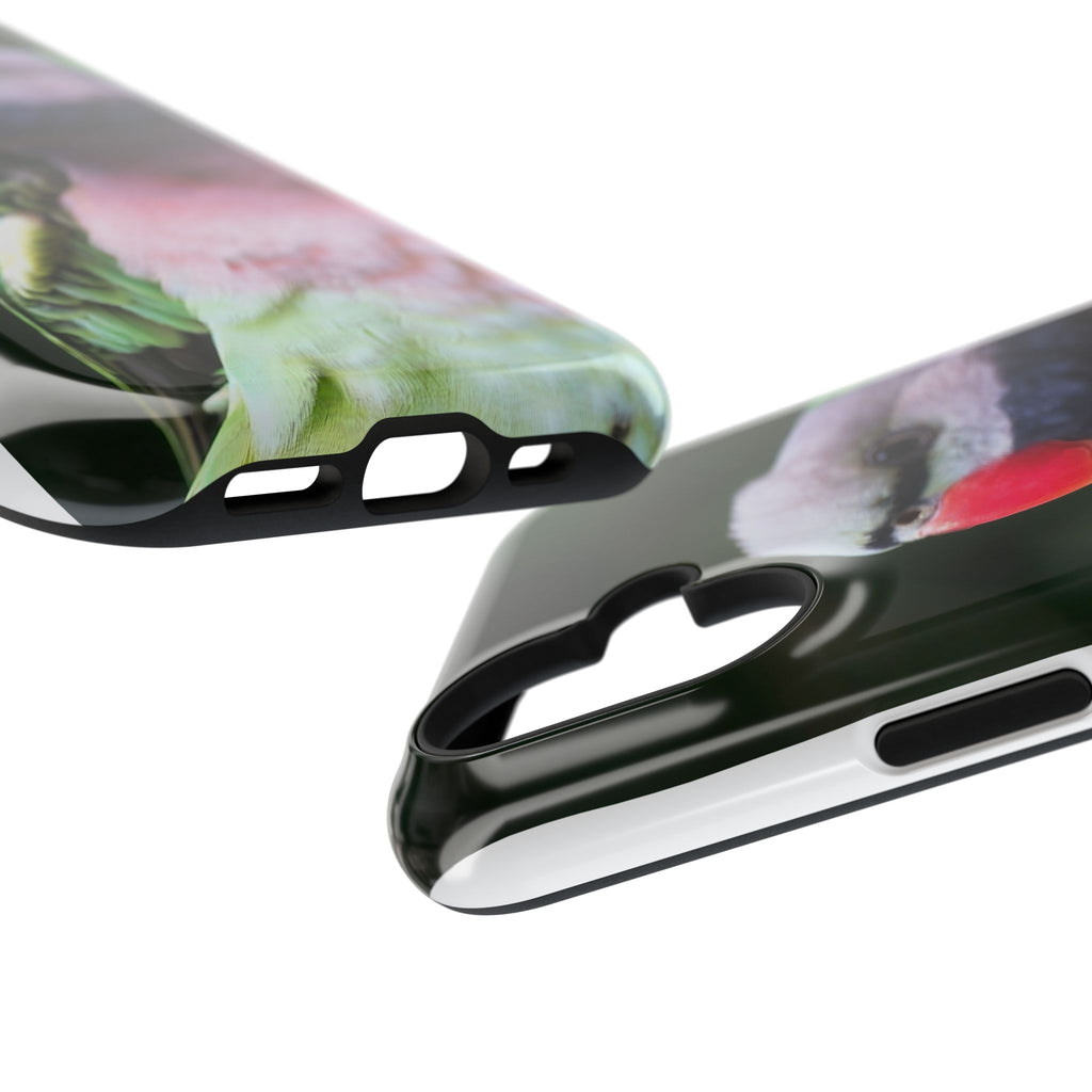 Parrot Portrait Impact Phone Case — Colorful Eclectus Bird Protection