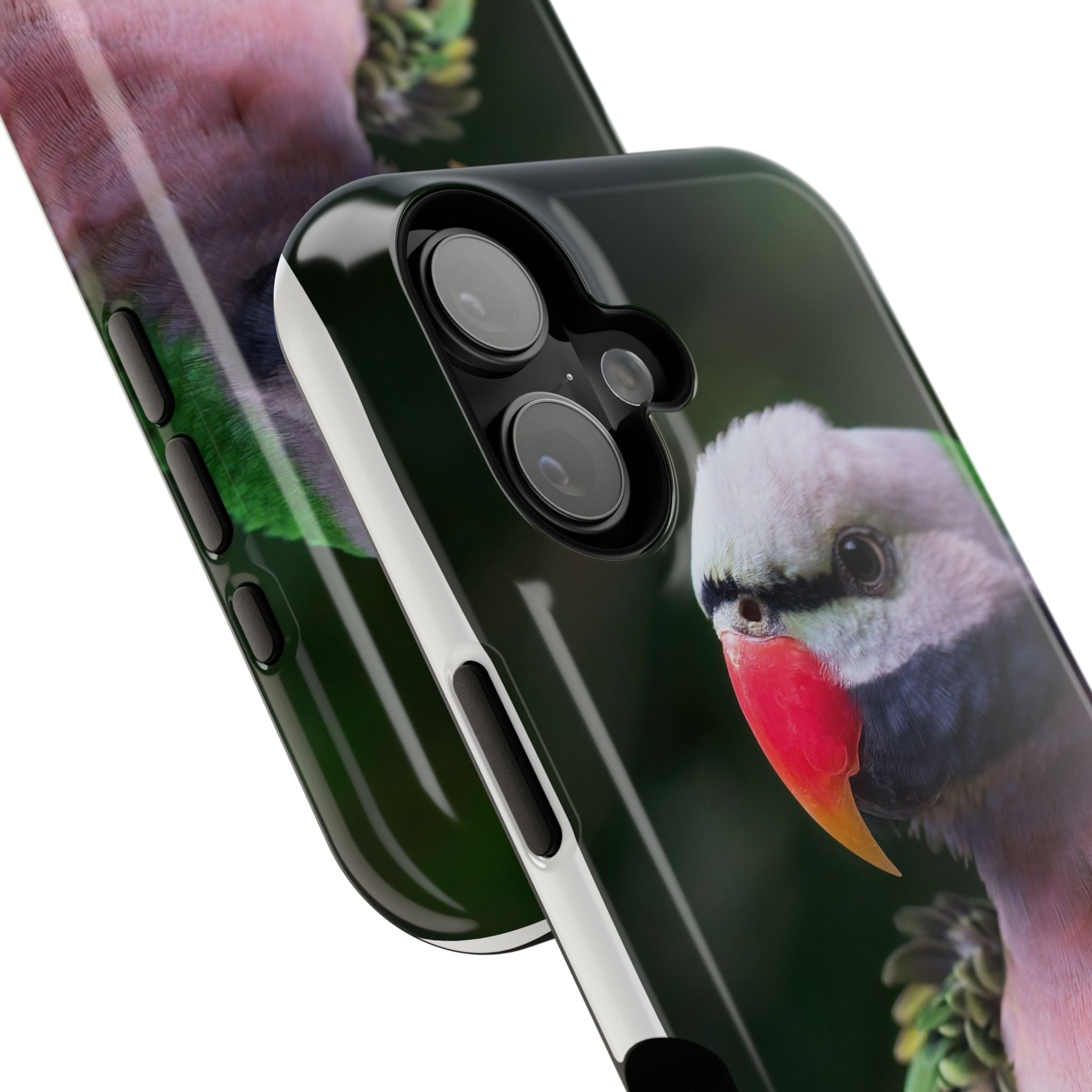Parrot Portrait Impact Phone Case — Colorful Eclectus Bird Protection