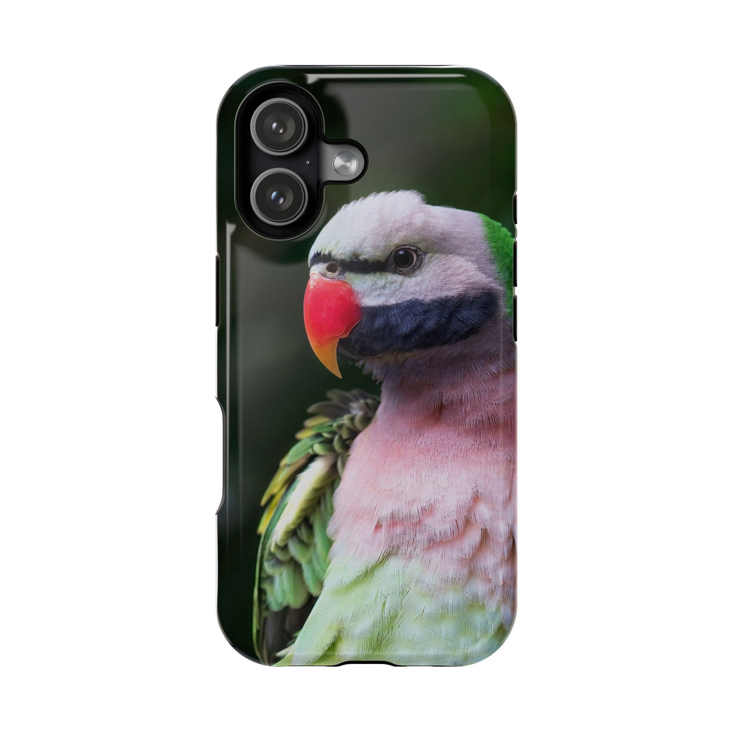 Parrot Portrait Impact Phone Case — Colorful Eclectus Bird Protection