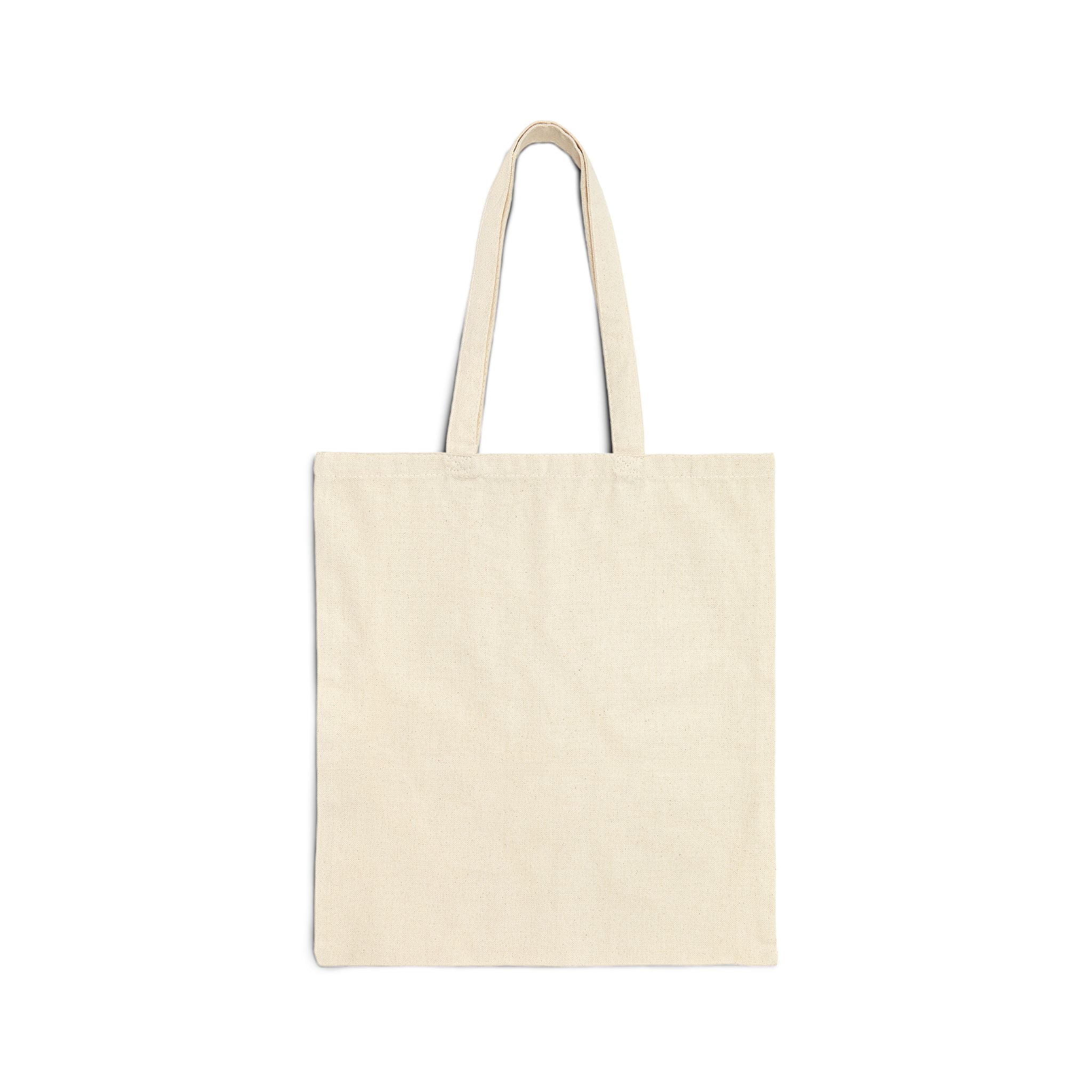 Thanksgiving Harvest Tote Bag - "Happy Thanksgiving" Pumpkin & Pie Cotton Canvas Shopper