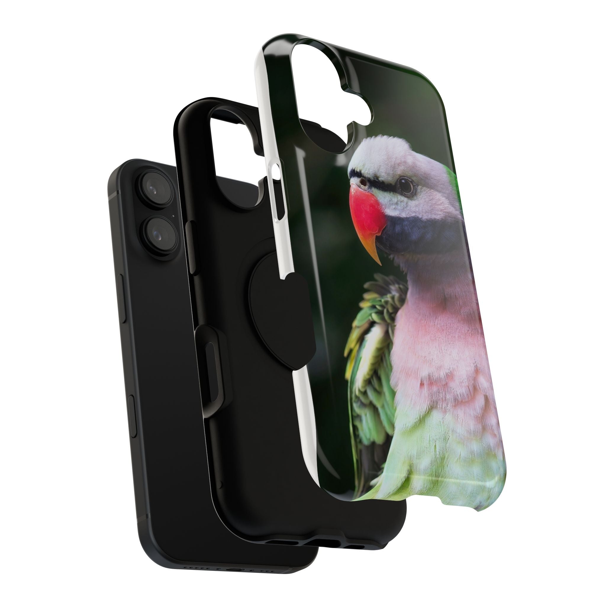 Parrot Portrait Impact Phone Case — Colorful Eclectus Bird Protection