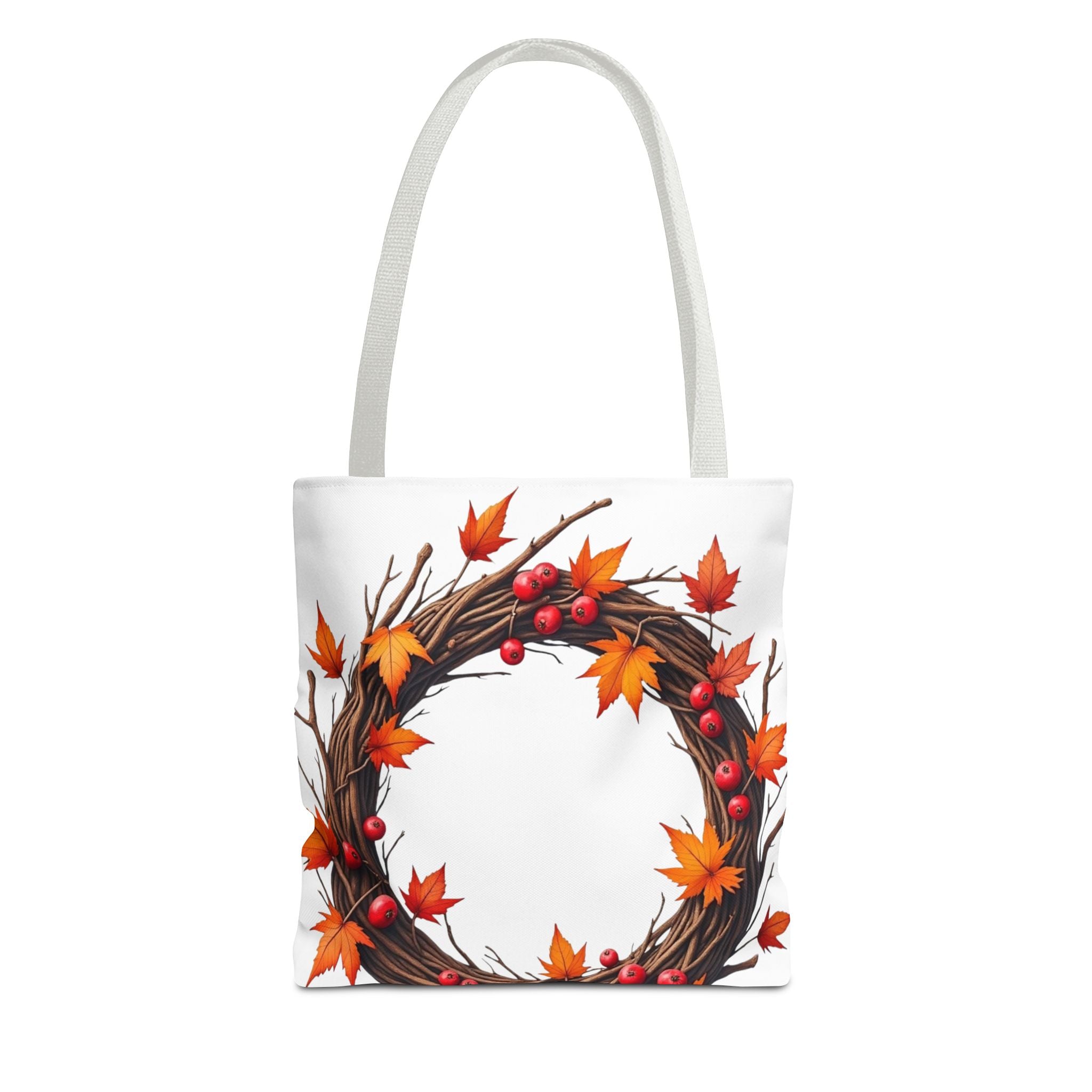 Autumn Leaf Wreath Tote Bag