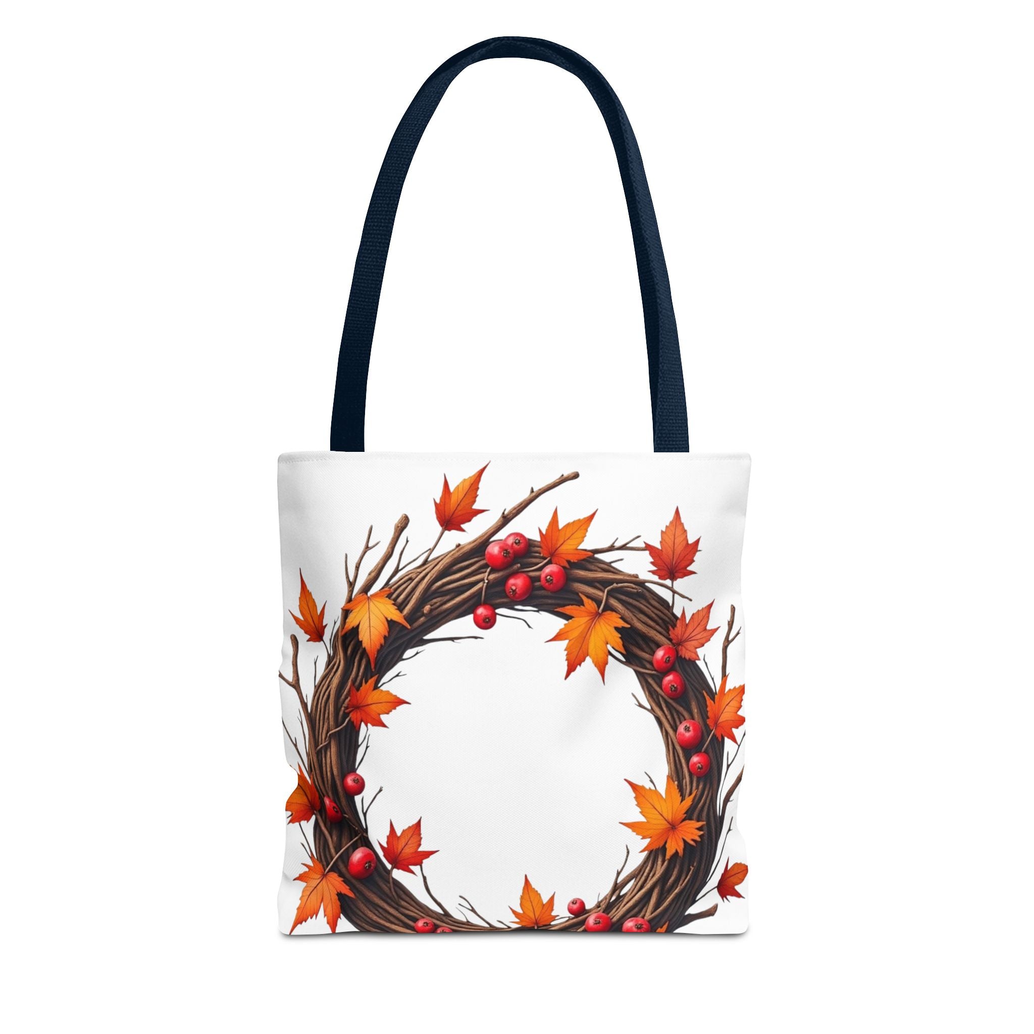 Autumn Leaf Wreath Tote Bag