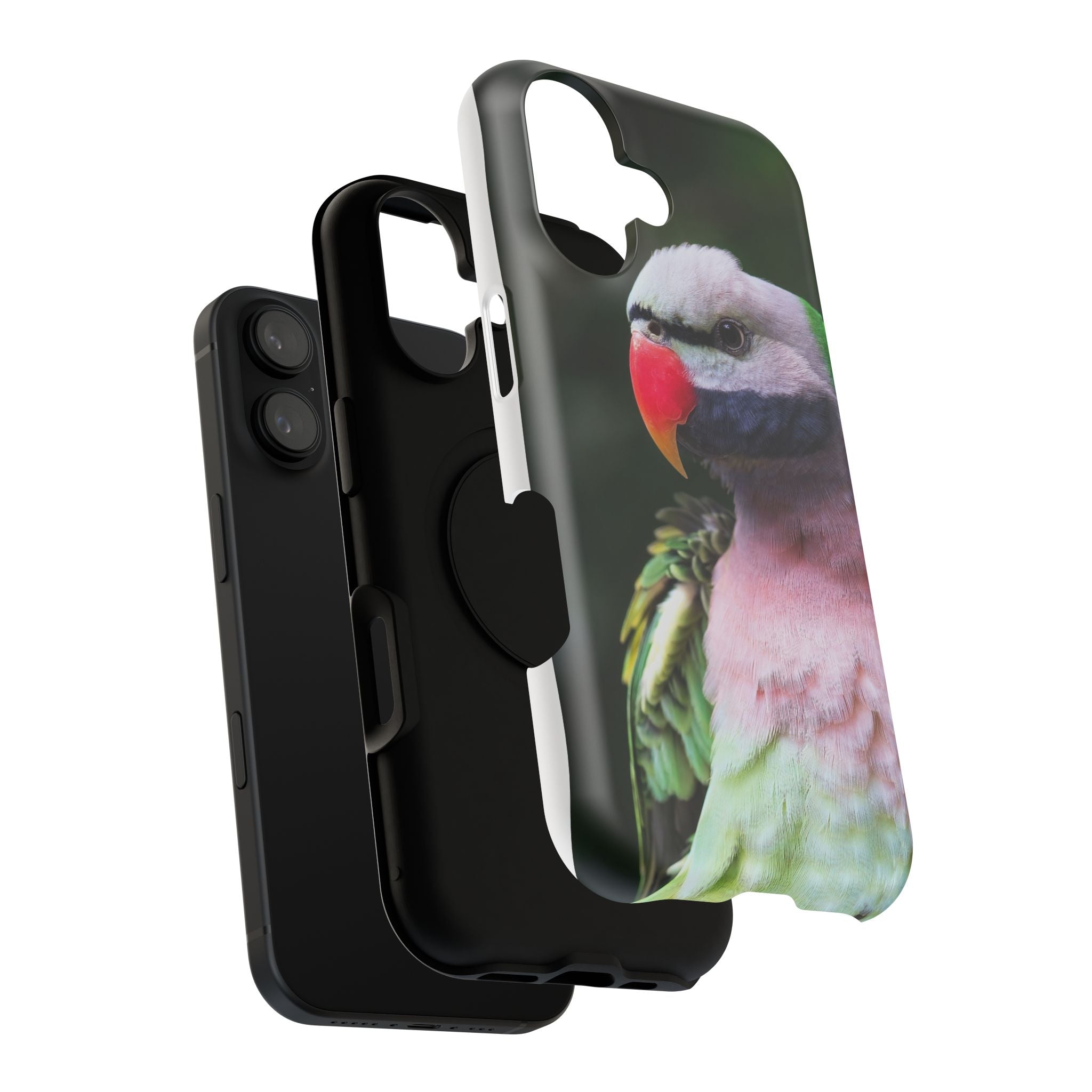 Parrot Portrait Impact Phone Case — Colorful Eclectus Bird Protection